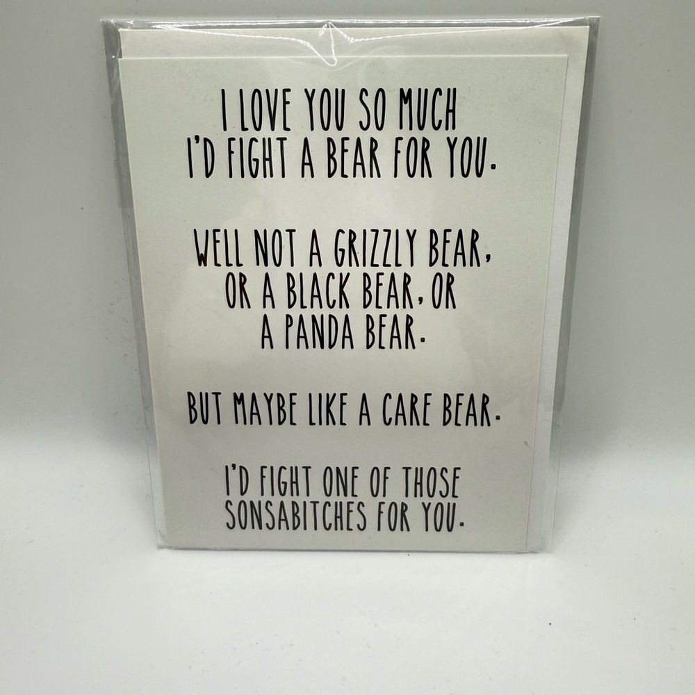 Greeting Card: I love you so much